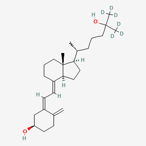 molecular formula C27H44O2 B12426771 3-epi-25-Hydroxy Vitamin D3-d6 