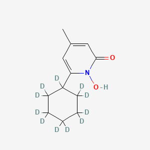 molecular formula C12H17NO2 B12426773 Ciclopirox-d11 