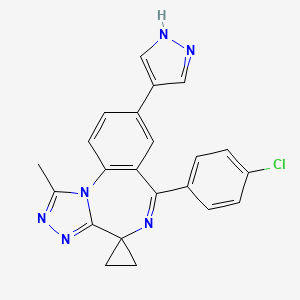 molecular formula C22H17ClN6 B12426775 PROTAC BRD4 ligand-2 