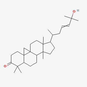 15-(6-Hydroxy-6-methylhept-4-en-2-yl)-7,7,12,16-tetramethylpentacyclo[9.7.0.01,3.03,8.012,16]octadecan-6-one