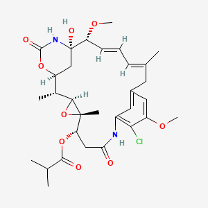molecular formula C31H41ClN2O9 B1242679 N-Demethylansamitocin P 3 CAS No. 77353-69-6