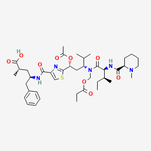 molecular formula C41H61N5O9S B12426819 Tubulysin F 