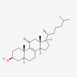 molecular formula C27H44O2 B1242683 3-Hydroxycholest-8-en-11-one CAS No. 62250-89-9