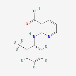 molecular formula C13H12N2O2 B12426831 Dechloro Chlonixin-d7 