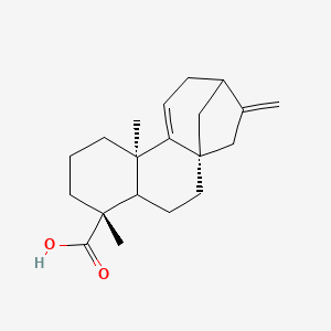 molecular formula C20H28O2 B12426832 (4alpha)-Kaura-9(11),16-dien-18-oic acid; (+)-Grandiflorenic acid 