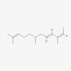 molecular formula C15H26 B1242685 (2Z,4E)-3,7,11-Trimethyl-2,4,10-dodecatriene 