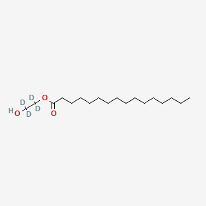 molecular formula C18H36O3 B12426901 Ethylene glycol monopalmitate-d4 