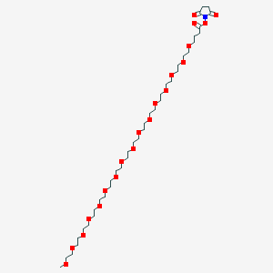 molecular formula C39H73NO20 B12426941 m-PEG15-NHS ester 