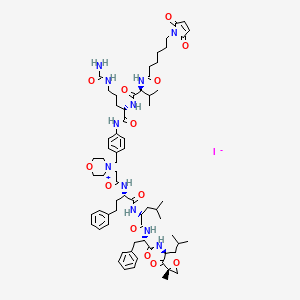 molecular formula C68H96IN11O13 B12426974 MC-Val-Cit-PAB-carfilzomib 