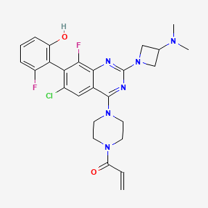 molecular formula C26H27ClF2N6O2 B12426994 KRAS inhibitor-7 