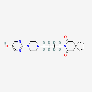 molecular formula C21H31N5O3 B12427013 5-Hydroxy Buspirone-d8 