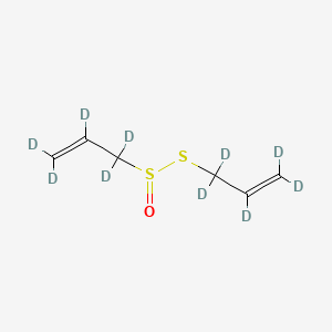 molecular formula C6H10OS2 B12427029 Allicin-d10 