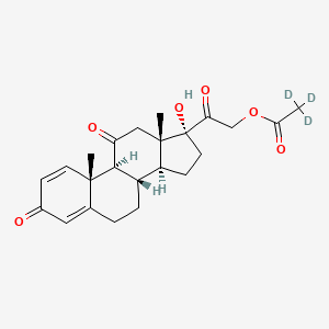 molecular formula C23H28O6 B12427101 Prednisone 21-Acetate-d3 