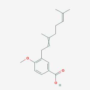 molecular formula C18H24O3 B12427120 3-[(2E)-3,7-Dimethylocta-2,6-dien-1-YL]-4-methoxybenzoic acid 