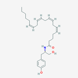 (5Z,8Z,11Z,14Z)-N-[(2S)-1-hydroxy-3-(4-hydroxyphenyl)propan-2-yl]icosa-5,8,11,14-tetraenamide