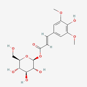 molecular formula C17H22O10 B1242715 1-O-芥子酰-β-D-葡萄糖 