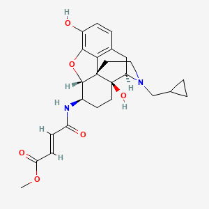 molecular formula C25H30N2O6 B1242716 β-呋喃特雷胺 CAS No. 72782-05-9