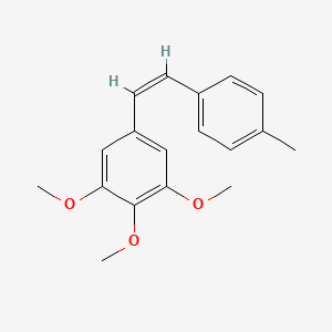 1,2,3-trimethoxy-5-[(Z)-2-(4-methylphenyl)ethenyl]benzene