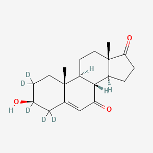 molecular formula C19H26O3 B12427202 7-Ketodehydroepiandrosterone-d5 