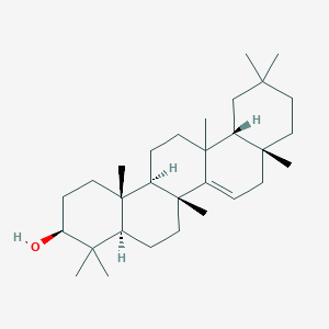 molecular formula C30H50O B1242722 (3S,4aR,6aR,8aR,12aR,14aR,14bR)-4,4,6a,6a,8a,11,11,14b-octamethyl-1,2,3,4a,5,6,8,9,10,12,12a,13,14,14a-tetradecahydropicen-3-ol 