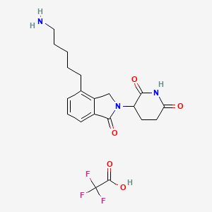 Lenalidomide-C5-NH2 (TFA)