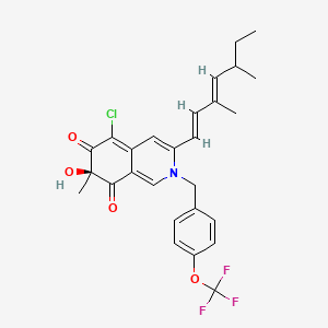 molecular formula C27H27ClF3NO4 B12427241 Akt-IN-11 