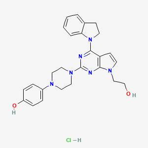 molecular formula C26H29ClN6O2 B12427288 MIF-IN-4 (hydrochloride) 