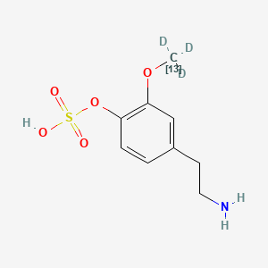 3-Methoxytyramine sulfate-13C,d3