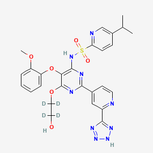 molecular formula C27H27N9O6S B12427344 Tezosentan-d4 