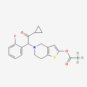 molecular formula C20H20FNO3S B12427351 Prasugrel-d3 