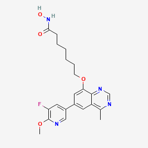 molecular formula C22H25FN4O4 B12427380 PI3K/Hdac-IN-1 