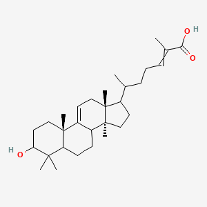 3beta-Hydroxylanosta-9(11),24-dien-26-oic acid