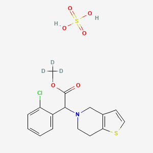 molecular formula C16H18ClNO6S2 B12427434 rac-Clopidogrel-d3 Hydrogen Sulfate 