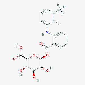 molecular formula C21H23NO8 B12427443 Mefenamic-d3 Acyl-Beta-D-glucuronide 