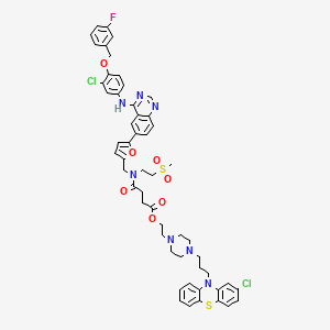 molecular formula C54H54Cl2FN7O7S2 B12427473 Egfr/csc-IN-1 