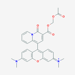 molecular formula C30H28N3O6+ B12427539 Kmg-301AM 