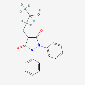 4-(2,2,3,4,4,4-Hexadeuterio-3-hydroxybutyl)-1,2-diphenylpyrazolidine-3,5-dione