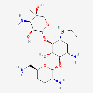 molecular formula C21H43N5O7 B1242760 Etimicin CAS No. 59711-96-5