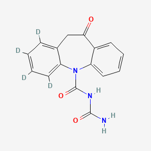 N-Carbamoyl Oxcarbazepine-d4 (major)