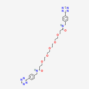 molecular formula C32H40N10O7 B12427626 Tetrazine-Ph-PEG5-Ph-tetrazine 