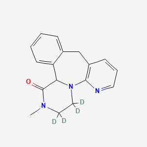 molecular formula C17H17N3O B12427636 1-Oxo Mirtazapine-d4 (Mirtazapine Impurity C) 