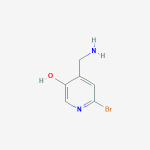 molecular formula C6H7BrN2O B12427645 4-(Aminomethyl)-6-bromopyridin-3-ol 