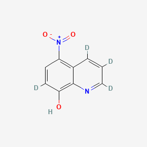 molecular formula C9H6N2O3 B12427674 Nitroxoline-D4 