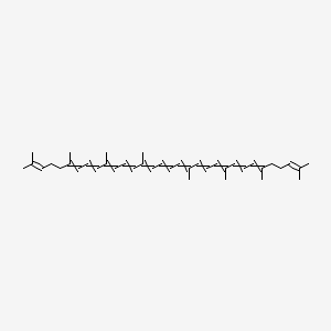 molecular formula C40H56 B12427683 2,6,10,14,19,23,27,31-Octamethyl 2,6,8,10,12,14,16,18,20,22,24,26,30-dotriacontatridecaene CAS No. 4418-71-7