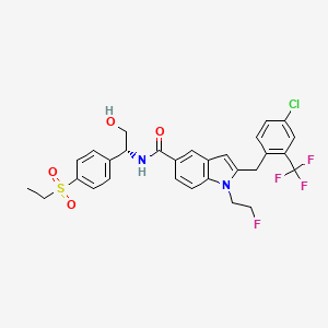 molecular formula C29H27ClF4N2O4S B12427690 ROR|A agonist 1 