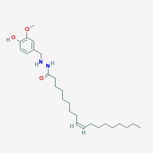 (Z)-N'-[(4-hydroxy-3-methoxyphenyl)methyl]octadec-9-enehydrazide