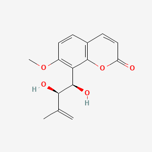 molecular formula C15H16O5 B12427730 (-)-Minumicrolin CAS No. 124988-29-0