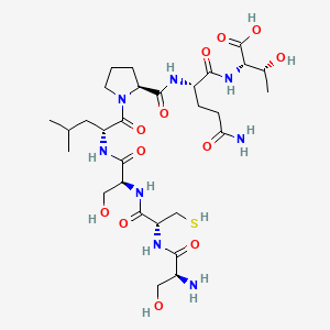 molecular formula C29H50N8O12S B12427775 [D-Leu-4]-OB3 