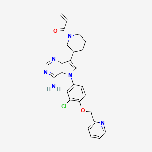 molecular formula C26H25ClN6O2 B12427809 Egfr-IN-33 