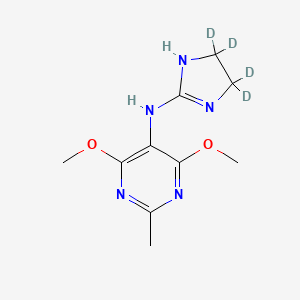 molecular formula C10H15N5O2 B12427840 4-Methoxy Moxonidine-d4 